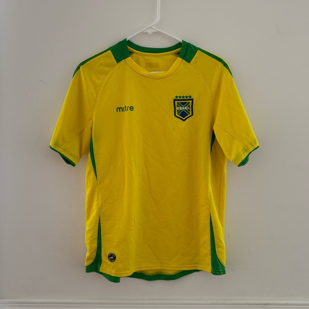 SOLD!! Mitre Authentic Brazil Soccer World Cup Jersey